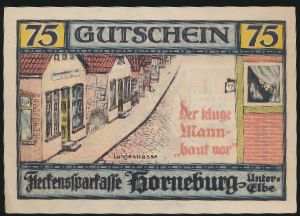 Нотгельды Германии, 75 пфеннигов (1921 г.)