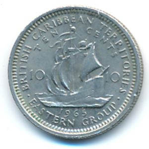 East Caribbean States, 10 cents, 1965