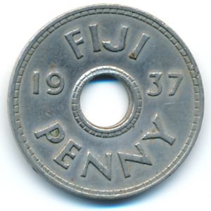 Fiji, 1 penny, 1937
