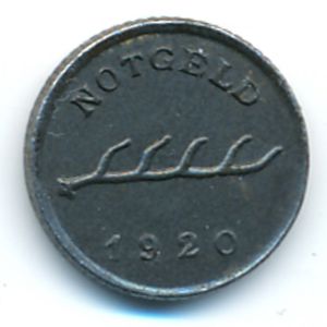 Кальв., 2 пфеннига (1920 г.)