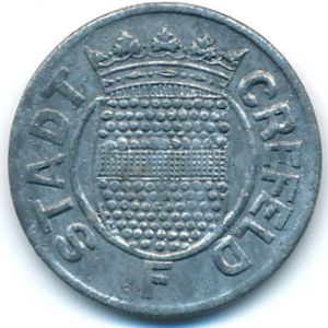 Крефельд., 10 пфеннигов (1919 г.)
