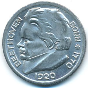 Бонн., 50 пфеннигов (1920 г.)