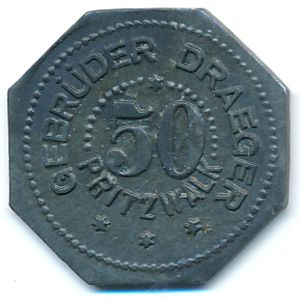 Прицвальк., 50 пфеннигов