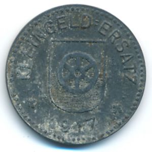 Донауэшинген., 50 пфеннигов (1917 г.)