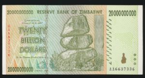 Зимбабве, 20000000000 долларов (2008 г.)