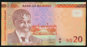 Намибия, 20 долларов (2015 г.)