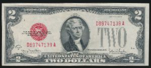 USA, 2 доллара, 1928