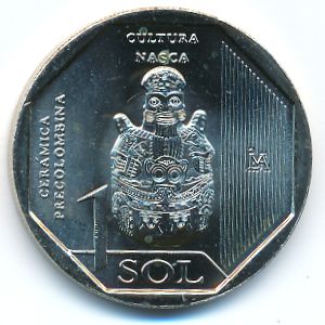 Перу, 1 соль (2025 г.)