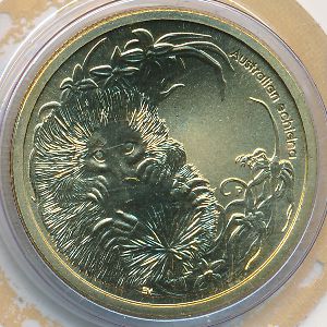 Australia, 1 dollar, 2013