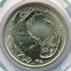 Australia, 1 dollar, 2011