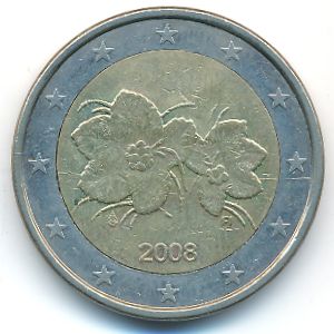Финляндия, 2 евро (2008 г.)