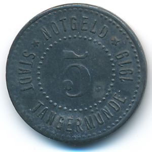 Тангермюнде., 5 пфеннигов (1919 г.)
