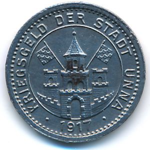 Унна., 5 пфеннигов (1917 г.)