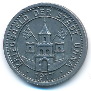 Унна., 5 пфеннигов (1917 г.)
