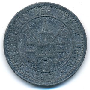 Унна., 50 пфеннигов (1917 г.)