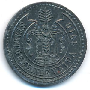 Вайда., 5 пфеннигов (1918 г.)