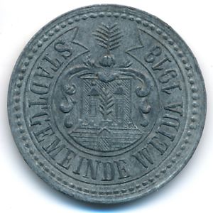 Вайда., 10 пфеннигов (1918 г.)