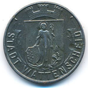 Ваттеншайд., 10 пфеннигов (1919 г.)