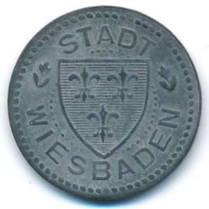 Висбаден., 10 пфеннигов