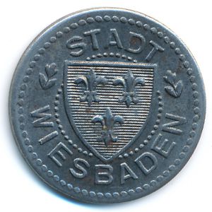 Висбаден., 10 пфеннигов