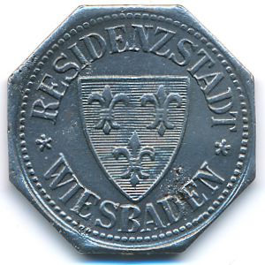 Висбаден., 10 пфеннигов (1917 г.)