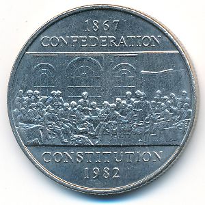 Канада, 1 доллар (1982 г.)
