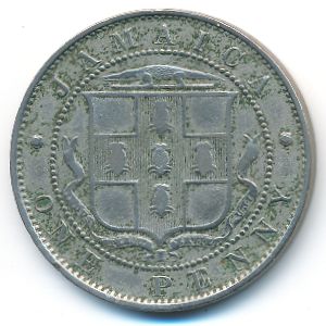 Ямайка, 1 пенни (1920 г.)