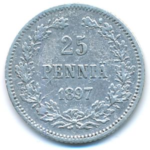 Finland, 25 pennia, 1917