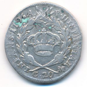 Naples & Sicily, 20 grana, 1796