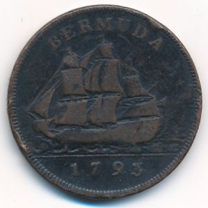 Bermuda Islands, 1 penny, 1793