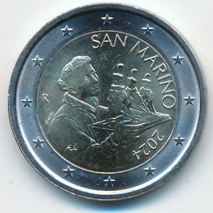 Сан-Марино, 2 евро (2024 г.)