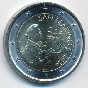 Сан-Марино, 2 евро (2024 г.)