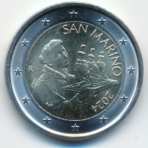 Сан-Марино, 2 евро (2024 г.)