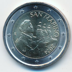 Сан-Марино, 2 евро (2024 г.)