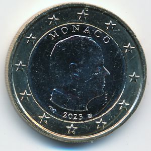 Monaco, 1 евро, 2023