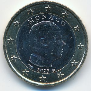 Monaco, 1 евро, 2023