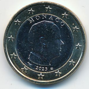Monaco, 1 евро, 2023