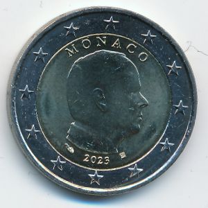 Monaco, 2 евро, 2023