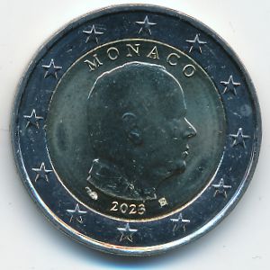 Monaco, 2 евро, 2023