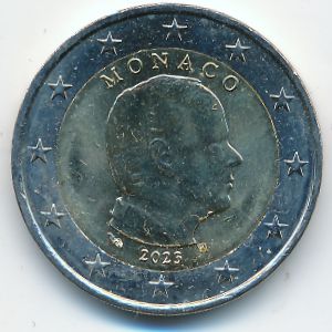 Monaco, 2 евро, 2023