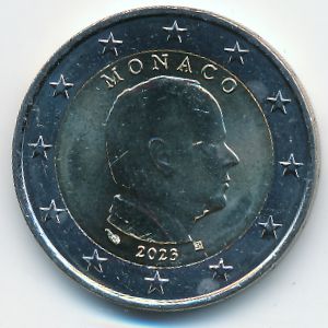 Monaco, 2 евро, 2023