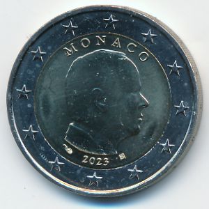 Monaco, 2 евро, 2023