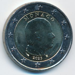 Monaco, 2 евро, 2023
