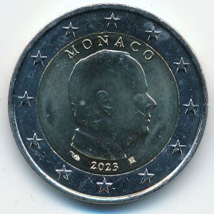 Monaco, 2 евро, 2023