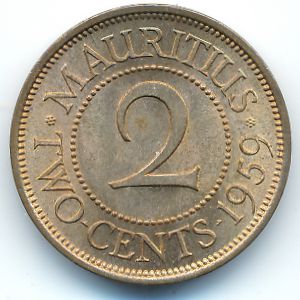 Маврикий, 2 цента (1959 г.)
