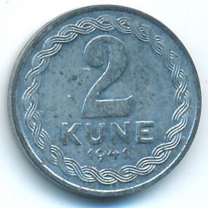 Хорватия, 2 куны (1941 г.)