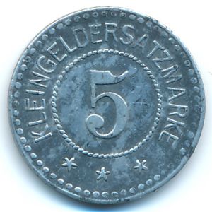 Варендорф., 5 пфеннигов (1918 г.)