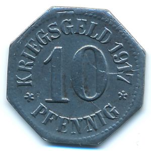 Wiesbaden, 10 пфеннигов, 1917