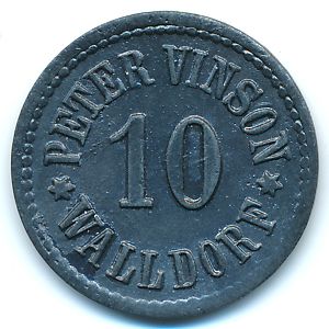 Вальдорф., 10 пфеннигов