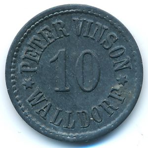 Вальдорф., 10 пфеннигов